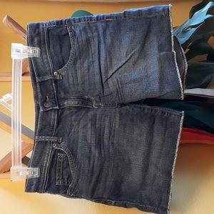Ann Taylor Loft Denim roll shorts 0